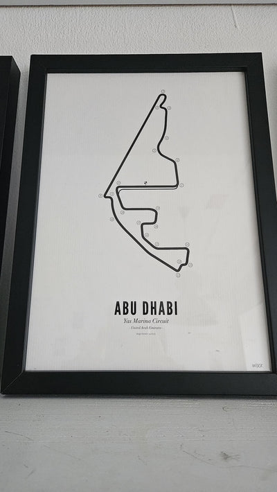 Circuit Poster Abu Dhabi · Van Wijck Luxe White Edition