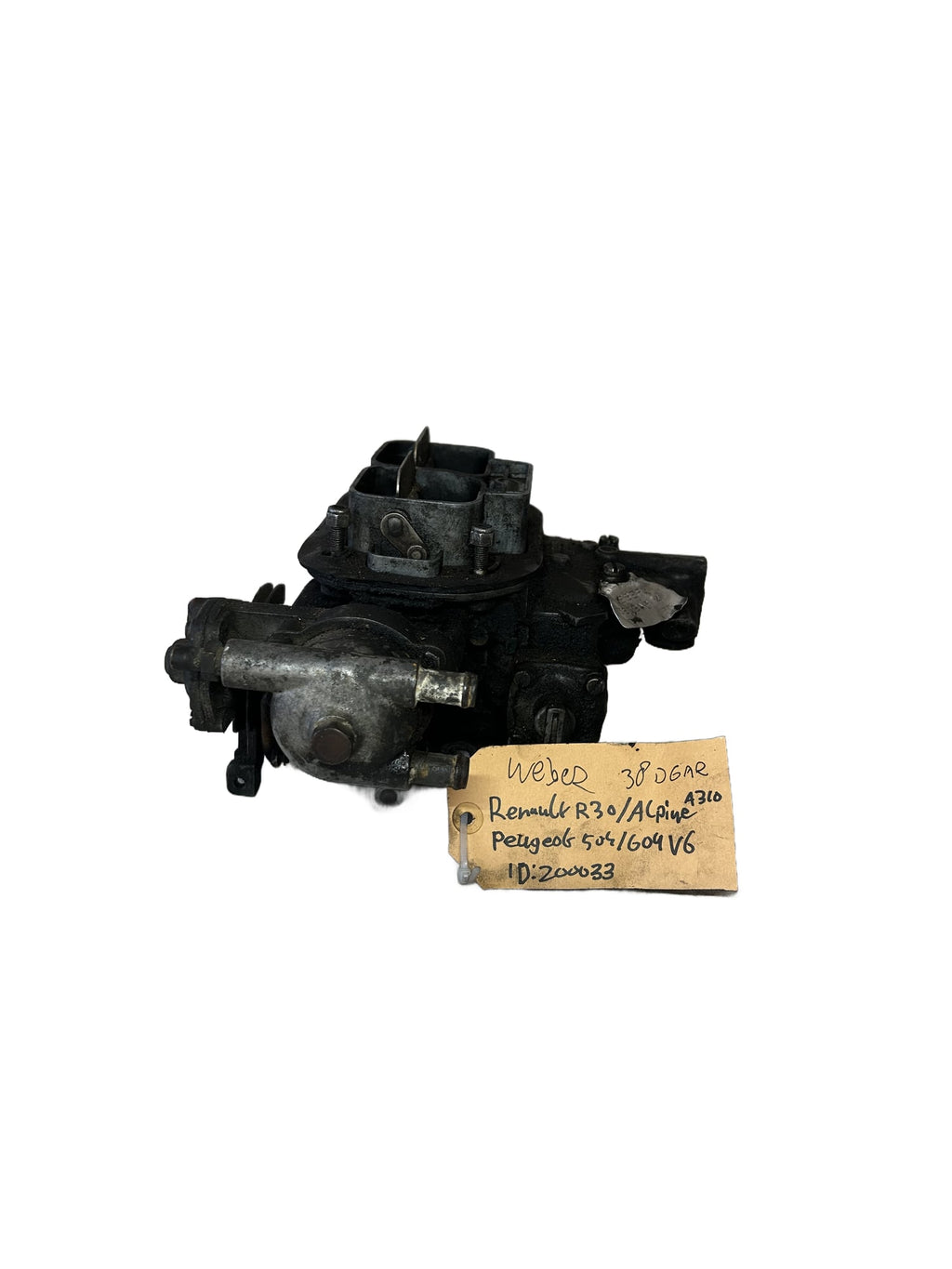 Carburateur Weber 38 DGAR · Renault 30 / Alpine A310 V6