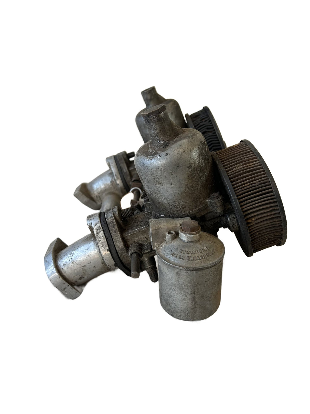 Carburateurset SU H4 op spruitstuk · Volvo PV444 B16B (1957)