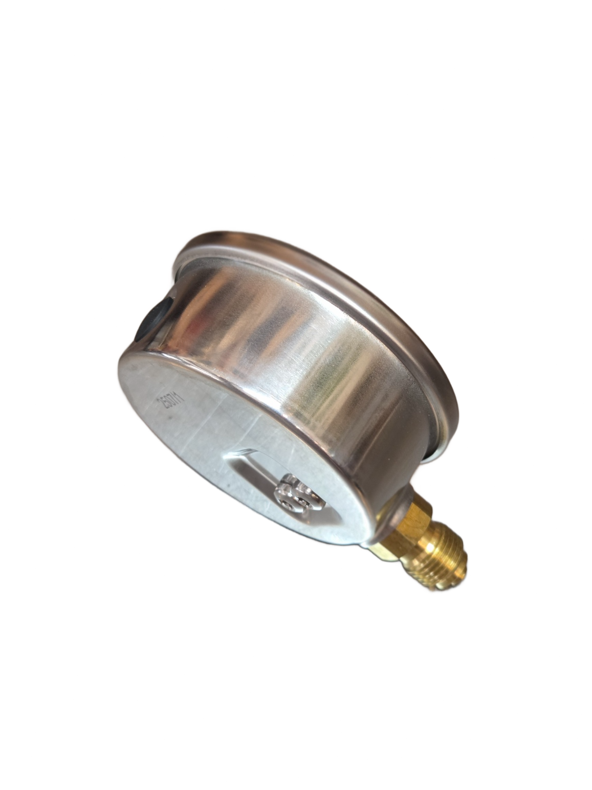 Brandstof drukmeter Carburateur 0 tot 1 Bar - Luxe versie (Glycerine RVS/Messing)