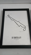 Circuit Poster Le Castellet · Van Wijck Luxe White Edition