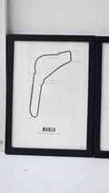 Circuit Poster Monza · Van Wijck Luxe White Edition