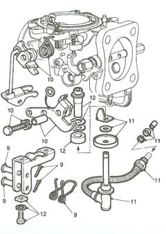 SU HD8 Carburateur Set · Jaguar E-Type / XK150 / XJ 4.2 (1964-1971)