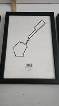 Circuit Poster Baku · Van Wijck Luxe White Edition