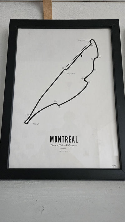 Circuit Poster Montréal · Van Wijck Luxe White Edition