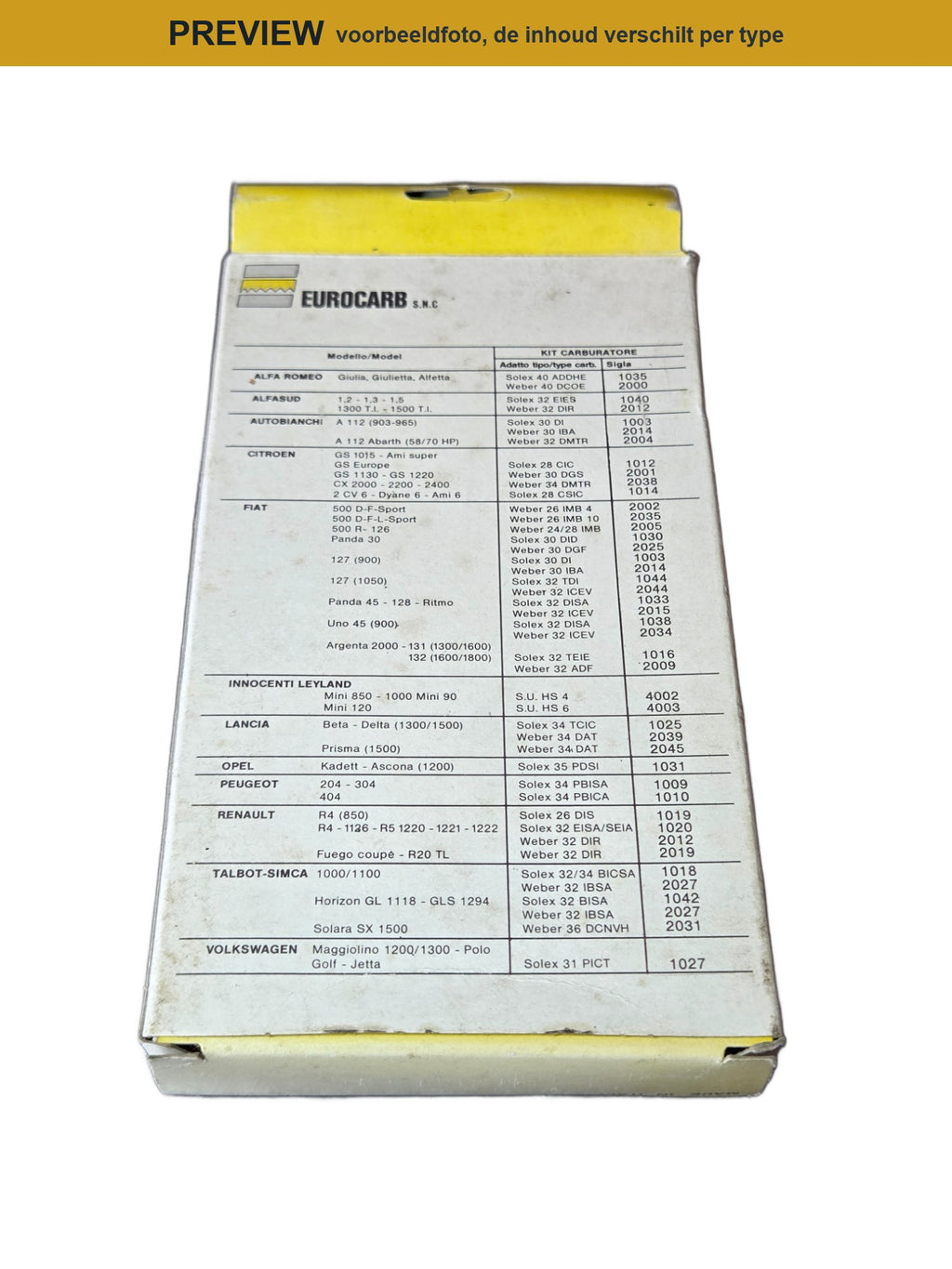 Revisieset Audi 50